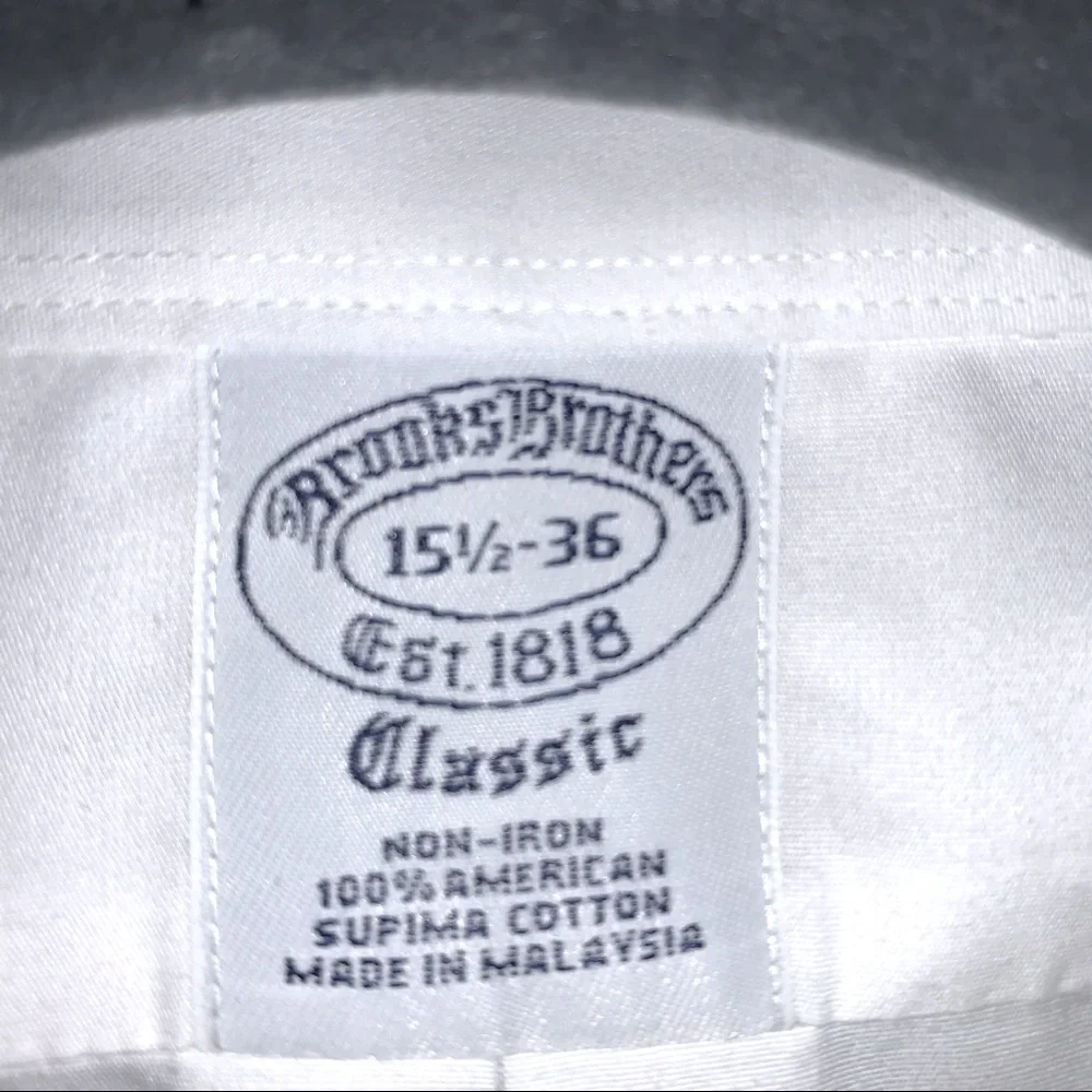 Brooks Brothers Classic Non-Iron French Cuff Dress Shirt - Picture 3 of 9